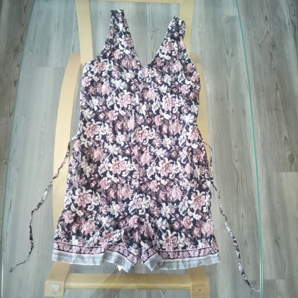 Mango Black and Pink Floral Dress - Picture 1 of 3